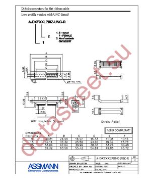 A-DFF37LPIII/Z-UNC-R datasheet  